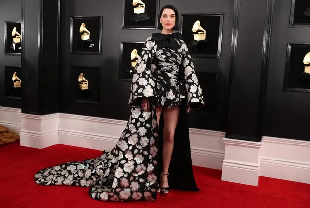 St. Vincent arrives at the 61st annual Grammy Awards at the Staples Center on Sunday, February 10, 2019, in Los Angeles. (Photo by Lucy Nicholson/Reuters)