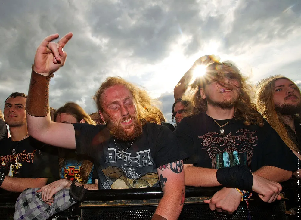 Heavy Metal Music Fans Enjoy the Bloodstock Festival