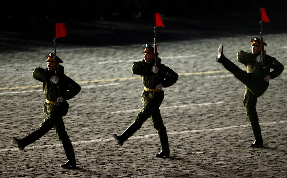 Rehearsal for the Victory Day Military Parade in Moscow