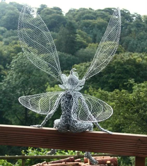 Fantasy Wire Fairies Sculptures By Robin Wight