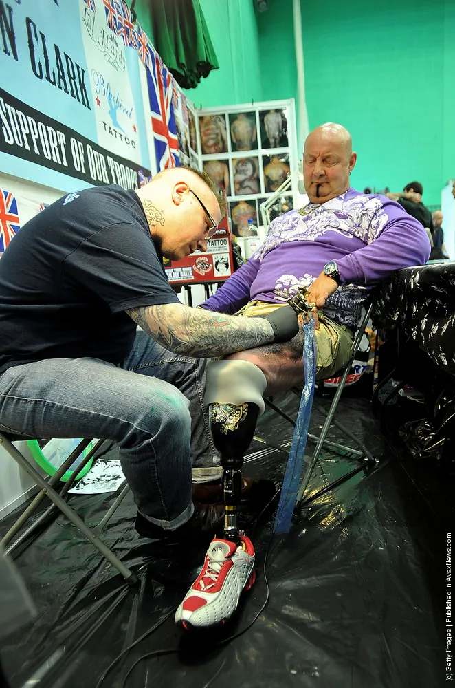 Tattoo Artists Participate In Ink For Heroes To Aid Injured Soldiers
