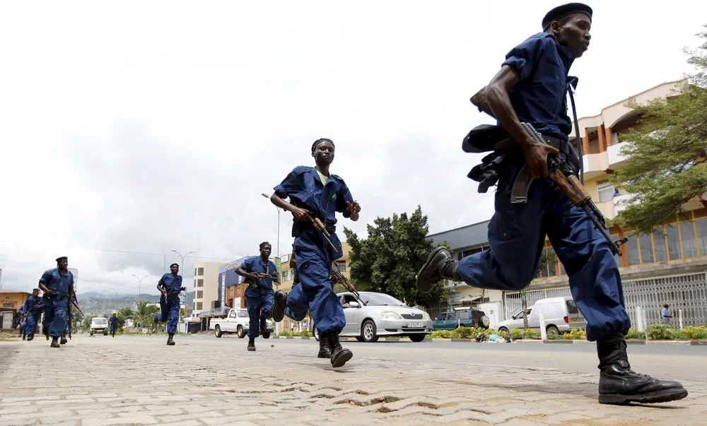 Hundreds Protest in Burundi
