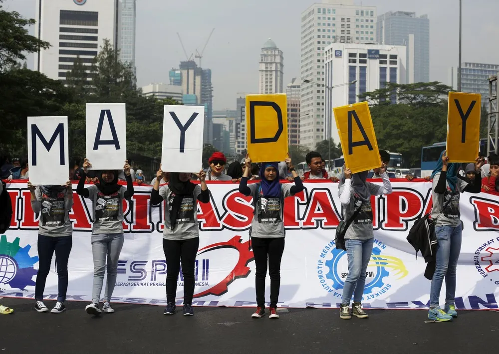 May Day Marches Around the World