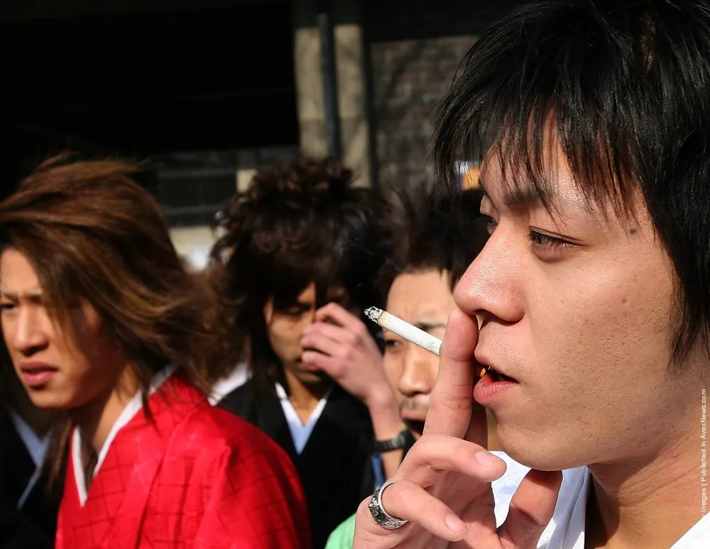 Twenty-Year-Old People Celebrate Coming-Of-Age Around Japan