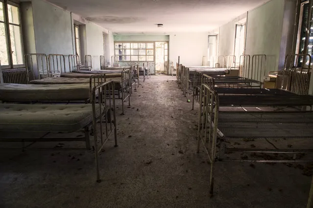 Abandoned Red Cross hospital. (Photo by Gaz Mather/Cater News)