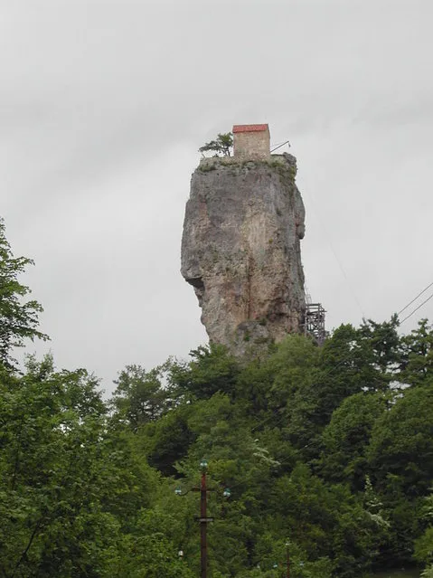 Katskhi Pillar In Georgia