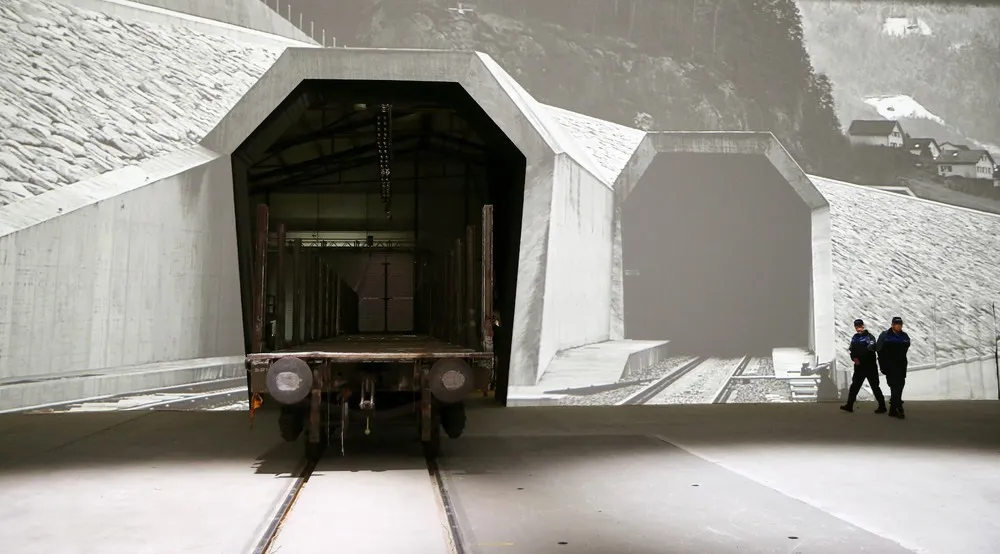 World's Longest Train Tunnel