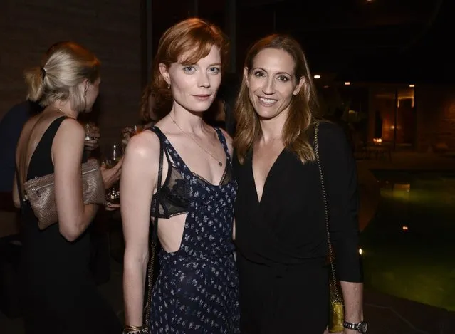 Jessica Joffe, left and Dana Gers, Jimmy Choo svp global communications, attends Billboard & Jimmy Choo's Men of Style on Friday, August 28, 2015, in Los Angeles. (Photo by Dan Steinberg/Invision for The Hollywood Reporter/AP Images)
