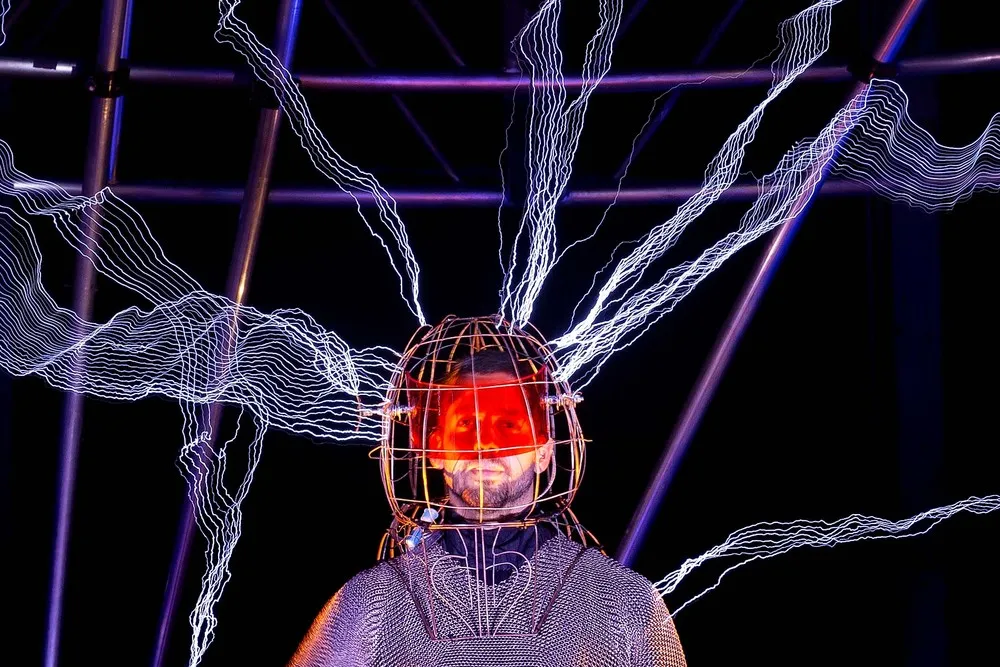 “Electrified: 1 Million Volts Always On” by David Blaine