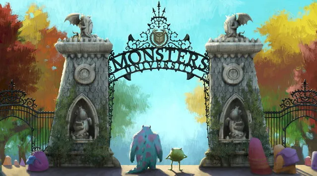 June 21: “Monsters University” Animated prequel featuring the characters from “Monsters, Inc.”. With John Goodman, Billy Crystal. (Photo: Concept art by Disney/Pixar)