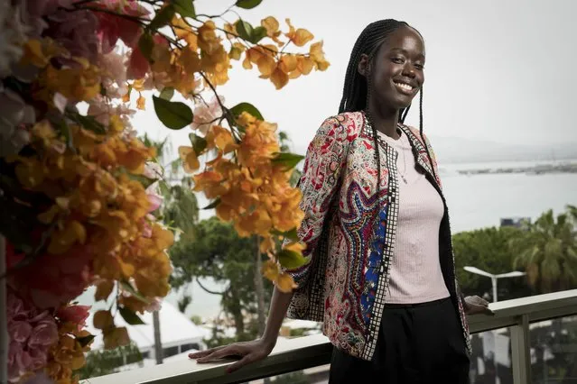 French-Senegalese director Ramata-Toulaye Sy poses for portrait photographs for the film “Banel & Adama” at the 76th international film festival, Cannes, southern France, Saturday, May 20, 2023. (Photo by Scott Garfitt/Invision/AP Photo)