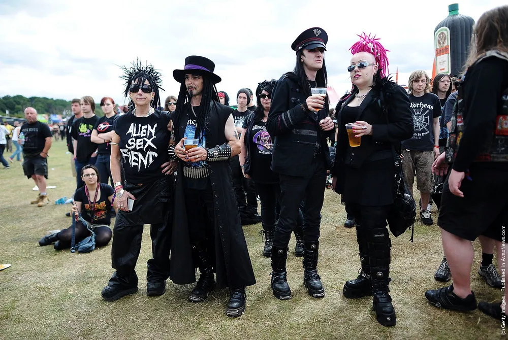 Heavy Metal Music Fans Enjoy the Bloodstock Festival