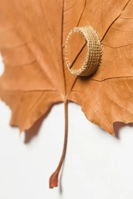 Crocheted Leaf Art By Susanna Bauer