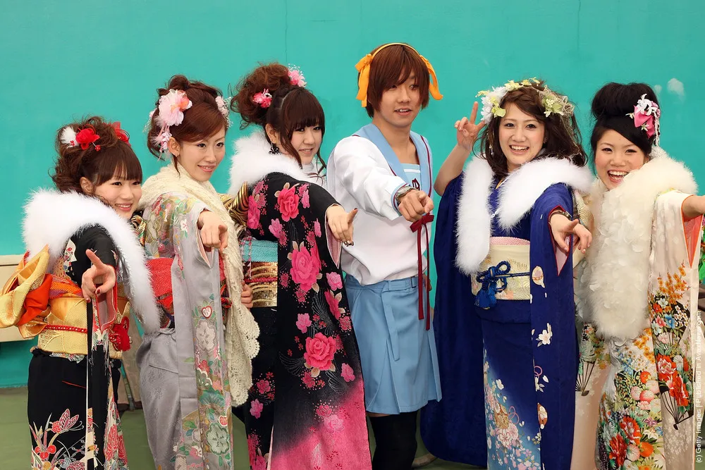 Twenty-Year-Old People Celebrate Coming-Of-Age Around Japan