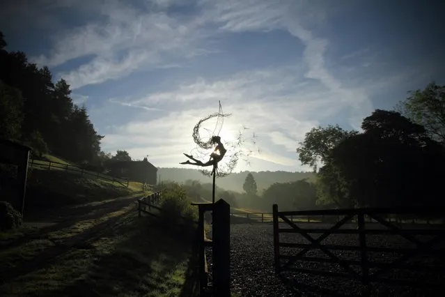 Fantasy Wire Fairies Sculptures By Robin Wight