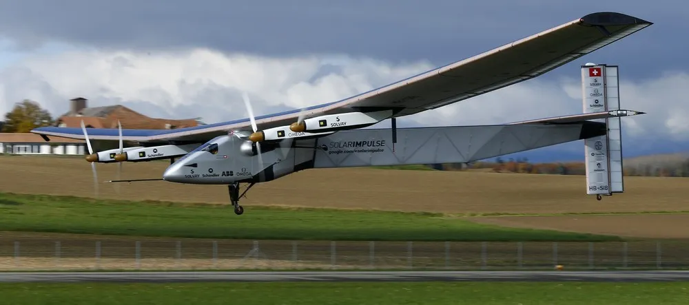 Solar-Powered “Solar Impulse 2” Experimental Aircraft