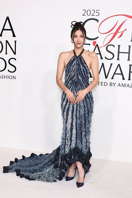 South Korean singer and songwriter EJAE attends the 2025 CFDA Awards at The American Museum of Natural History on November 03, 2025 in New York City. (Photo by Jamie McCarthy/WireImage)