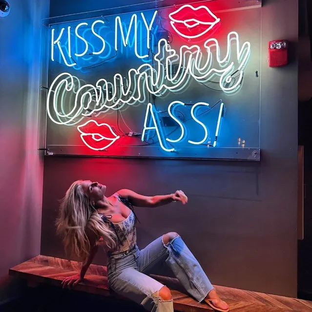 American Internet personality Madison LeCroy in the first decade of June 2023 tells fans to “kiss my country a*s!”. (Photo by madison.lecroy/Instagram)