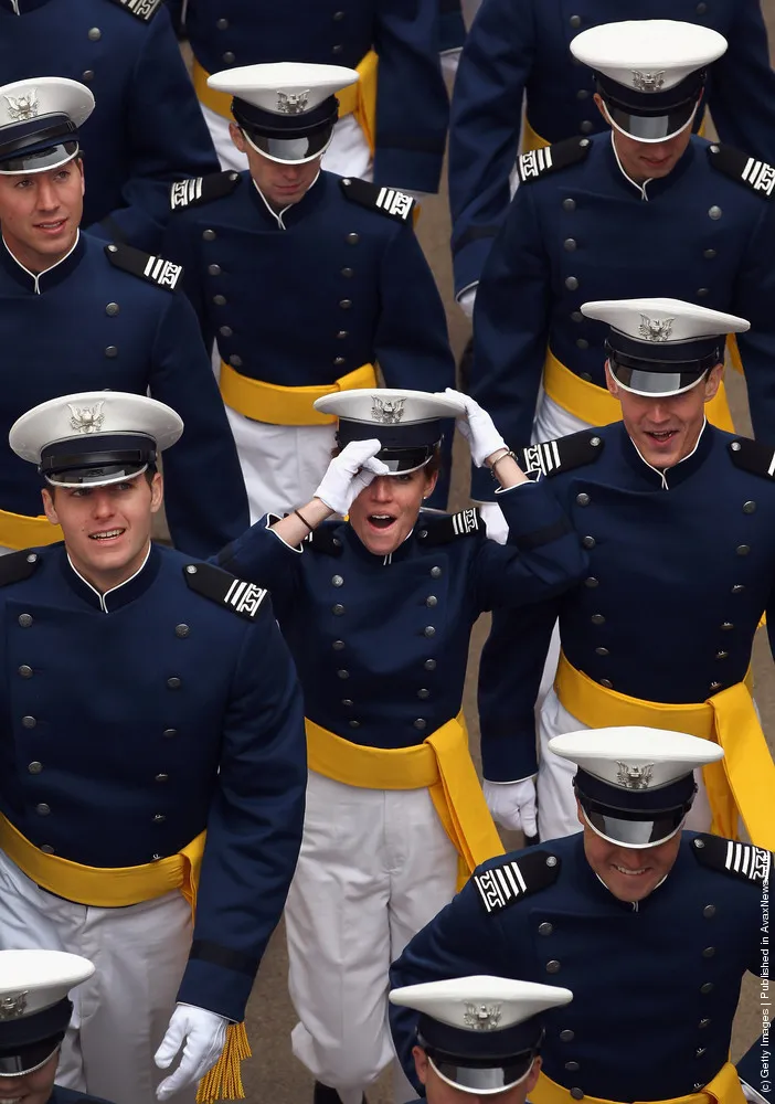 Cadets Celebrate At Air Force Academy Graduation