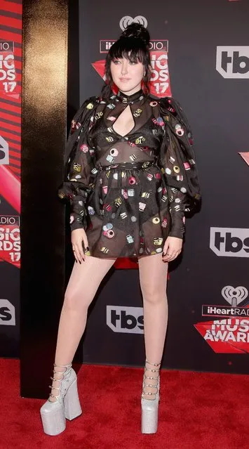 Singer Noah Cyrus attends the 2017 iHeartRadio Music Awards which broadcast live on Turner's TBS, TNT, and truTV at The Forum on March 5, 2017 in Inglewood, California. (Photo by Jesse Grant/Getty Images for iHeartMedia)