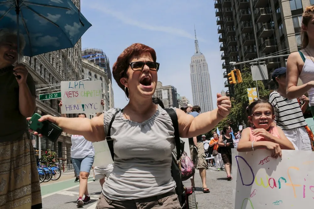 The Disability Pride Parade in New York