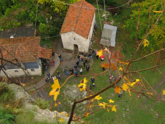 Katskhi Pillar In Georgia