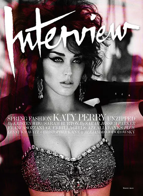 Katy Perry as icon of Hollywood glamour Elizabeth Taylor by Mikael Jansson
