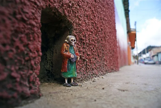 Cement Eclipses By Isaac Cordal
