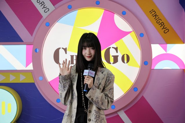 Chen Rong, owner of Chen Go, poses at her shop where visitors dress up as K-Pop idols, in Shanghai, China, on April 5, 2025. (Photo by Go Nakamura/Reuters)
