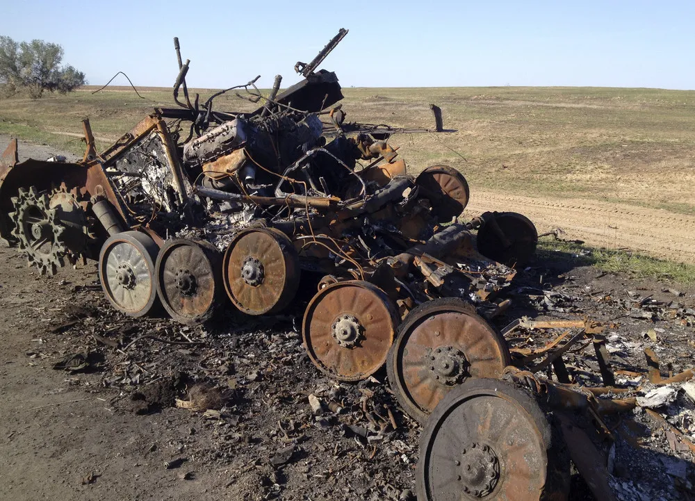 Charred Tanks Point to Russia?