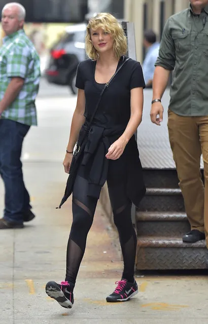Taylor Swift is seen in Chelsea  on September 7, 2016 in New York City. (Photo by Alo Ceballos/GC Images)