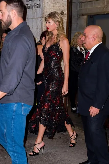 Taylor Swift is seen in the Upper West Side on September 28, 2018 in New York City. (Photo by Gotham/GC Images)