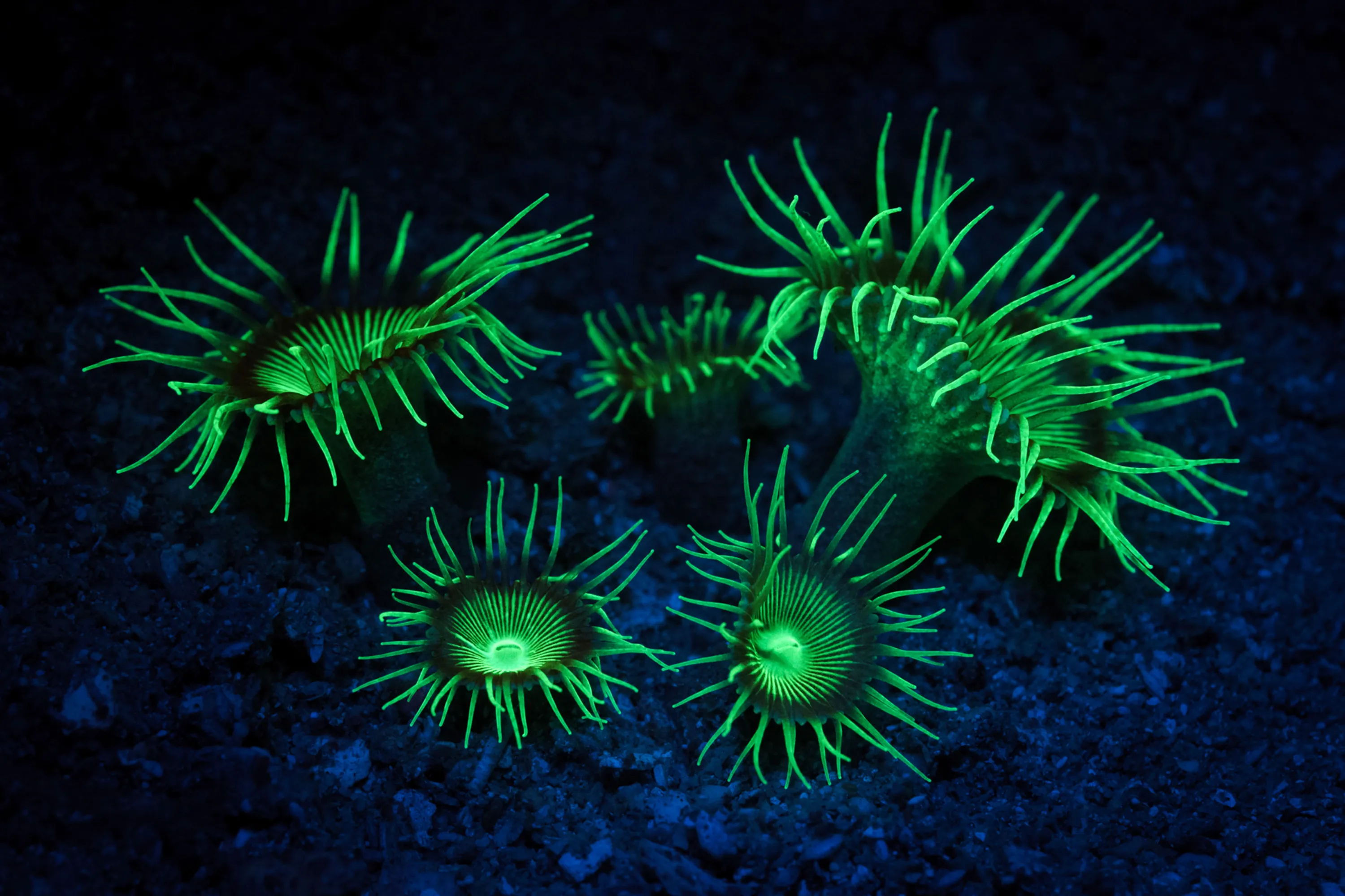 Море живое существо. Биолюминесценция кишечнополостных. Кольчатые черви биолюминесценция. Биолюминесценция морских обитателей. Биолюминесценция риф.