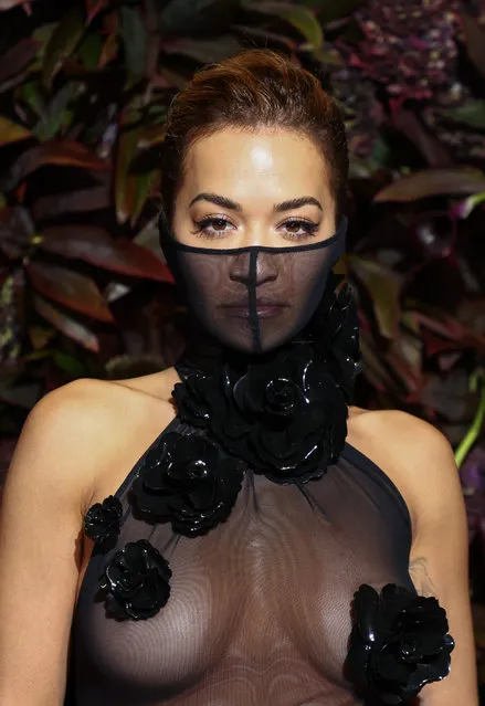 Rita Ora attends British Vogue's 2023 “Forces For Change” Party at The MAINE Mayfair on November 23, 2023 in London, England. (Photo by Mike Marsland/WireImage)