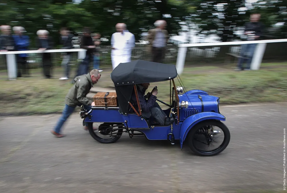 Vintage Sport Cars Compete In The Brooklands Speed Trials