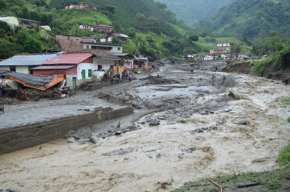 Mudslide Sweep Away Homes in Colombia