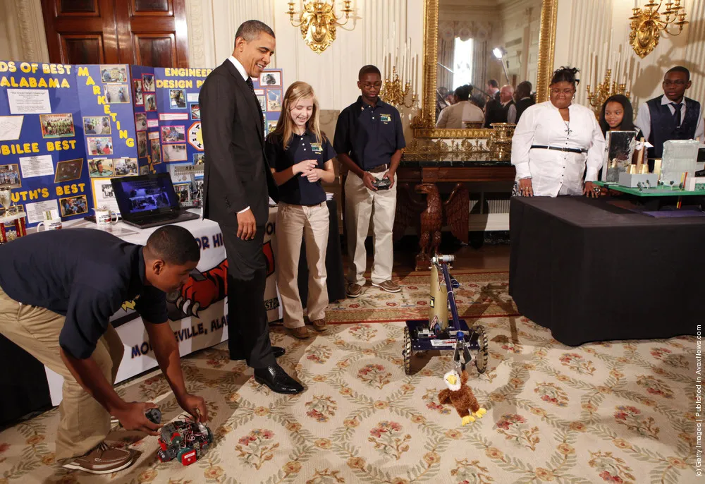 President Obama Hosts White House Science Fair