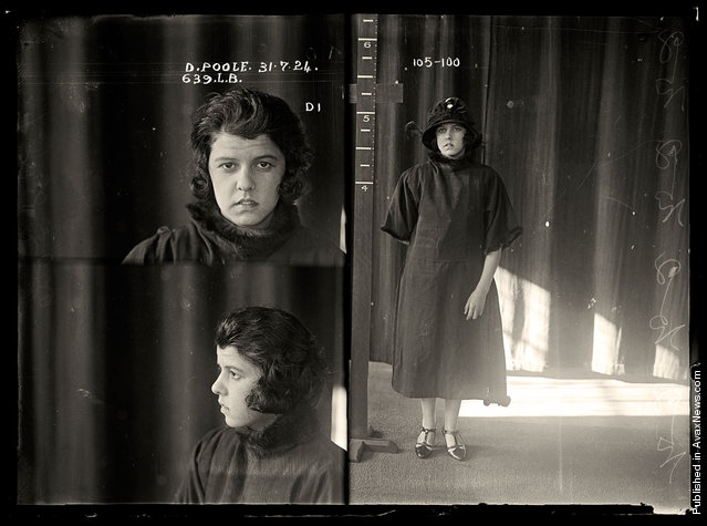 Doris Winifred Poole, criminal record number 639LB, 31 July 1924. State Reformatory for Women, Long Bay, NSW
