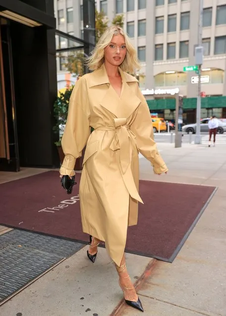 Swedish model and former Victoria's Secret Angel Elsa Hosk is seen on September 07, 2022 in New York City. (Photo by Rachpoot/Bauer-Griffin/GC Images)