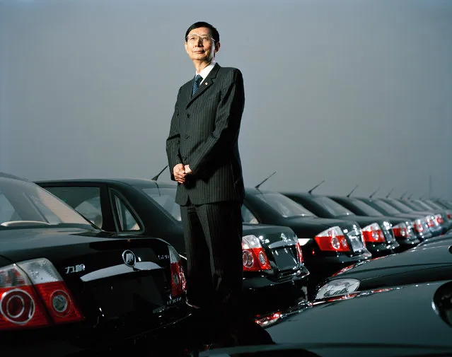 Yin Ming Shan (70). President and Founder of Lifan Holdings, Car and Bike Factory, Chongqing. (Photo by Mathias Braschler and Monika Fischer)