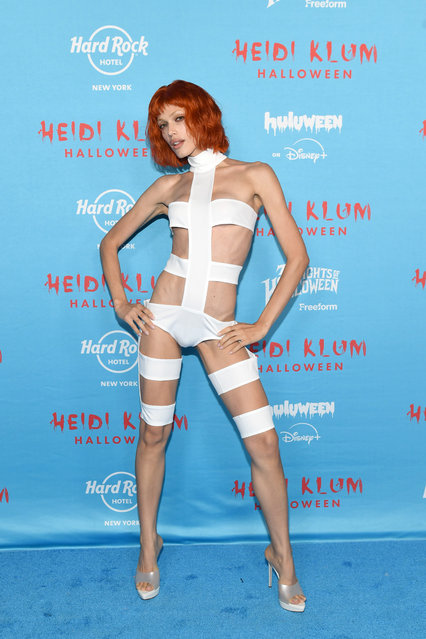 Brazilian model Valentina Sampaio attends Heidi Klum's 24th Annual Halloween Party presented by Butterfinger and Huluween on Disney+ at Hard Rock Hotel New York on October 31, 2025 in New York City. (Photo by Noam Galai/Getty Images for Heidi Klum Halloween)
