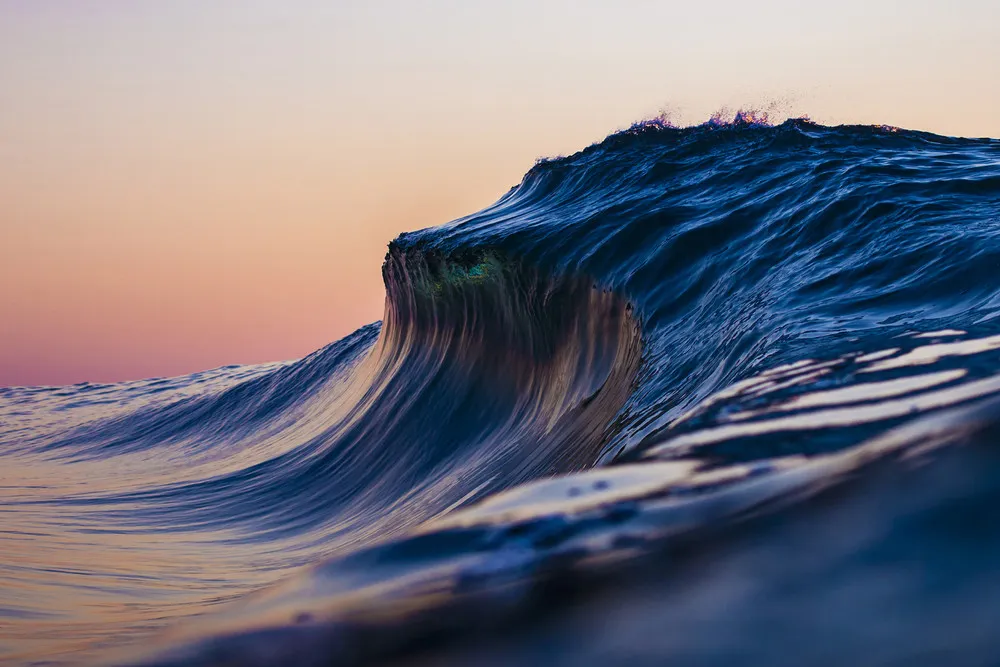 Vibrant Wave Photography