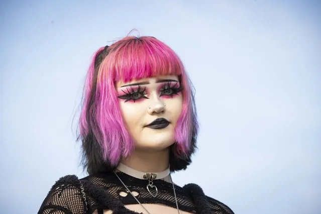 Jodie Lee Walker from Derry pictured at the Pulp gig at St Anne's Park, Raheny, Dublin on June 9, 2023. (Photo by Tom Honan/The Irish Times)