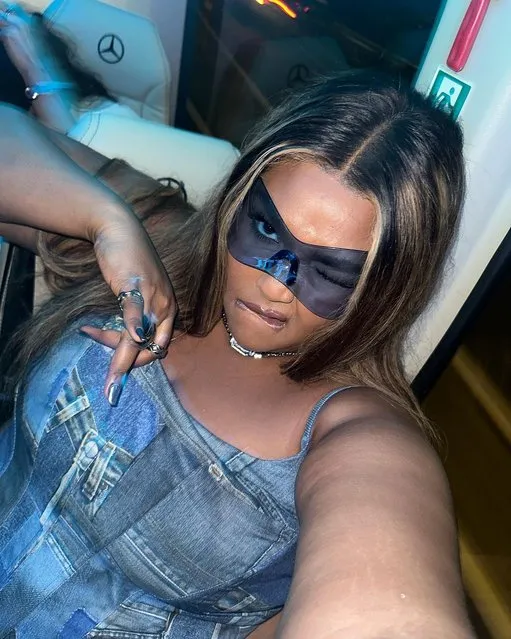American rapper Lizzo puts her fashion foot forward in Paris in the first decade of July 2023. (Photo by lizzobeeating/Instagram)