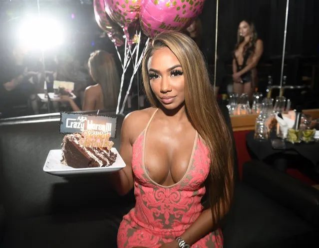 Model Lani Blair hosts her birthday party at the Crazy Horse III Gentlemen's Club on June 9, 2018 in Las Vegas, Nevada. (Photo by Bryan Steffy/WireImage)