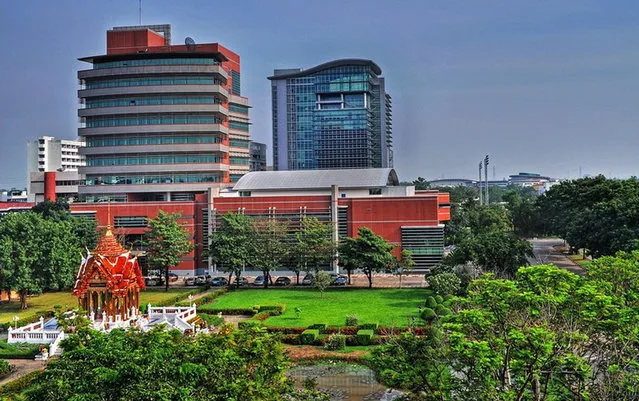 Colourful Campus Of Thailand`s Rangsit University