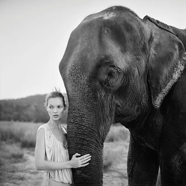 Kate Moss, Nepal, 1993. (Photo by Arthur Elgort/Courtesy Atlas Gallery)