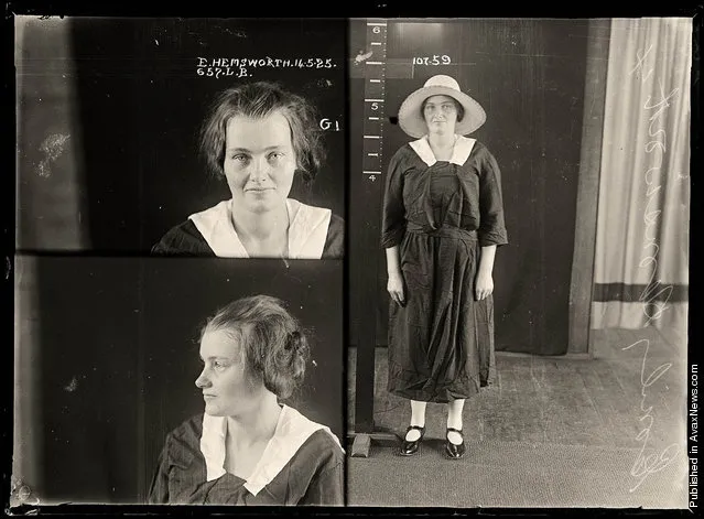 Emily Gertrude Hemsworth, criminal record number 657LB, 14 May 1925. State Reformatory for Women, Long Bay, NSW