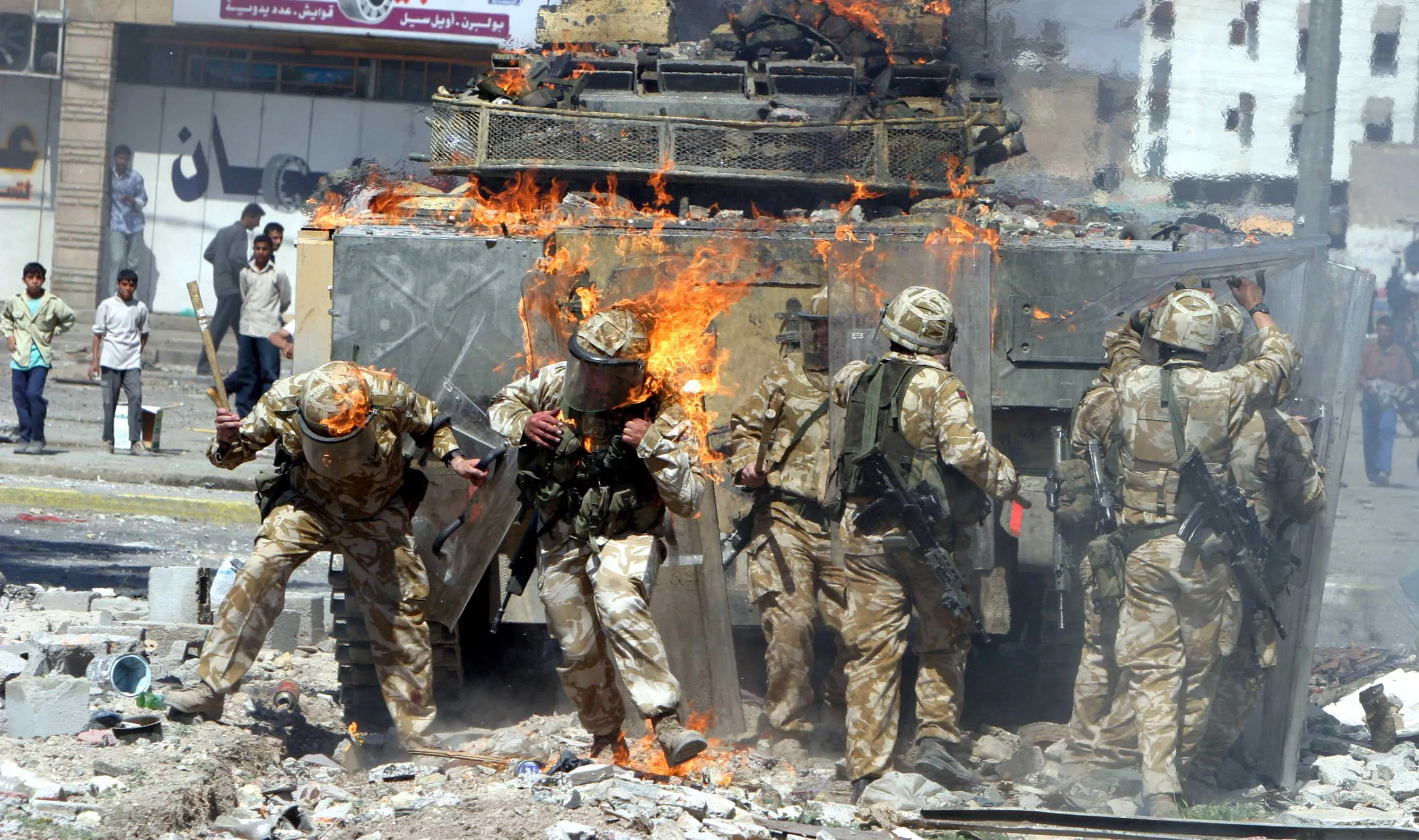 Военные конфликты на востоке. 2003 Год вторжение США В Ирак.