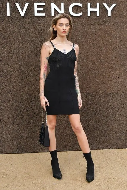 American model Paris Jackson attends the Givenchy Womenswear Spring/Summer 2023 show as part of Paris Fashion Week on October 02, 2022 in Paris, France. (Photo by Dominique Charriau/WireImage)
